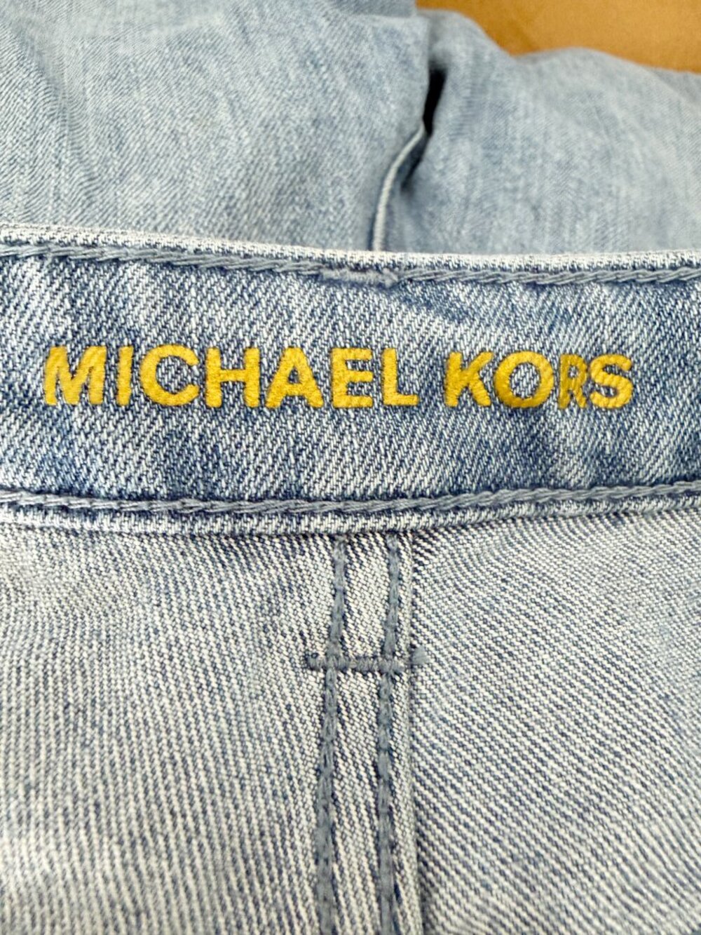 Michael Kors Flare Leg Sailor Jeans, Angel Blue, Size 6P - Picture 8 of 12